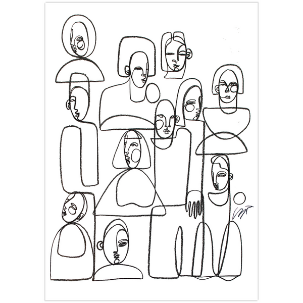 "We Find This Life Somehow Alright" Art Print
