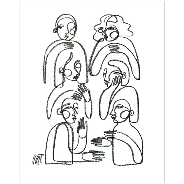 "Catching Up" Art Print