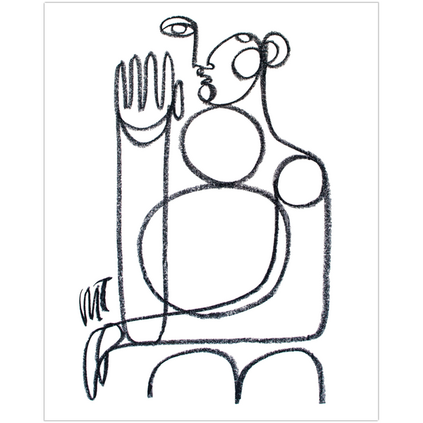 "Holding Something Awkwardly" Art Print
