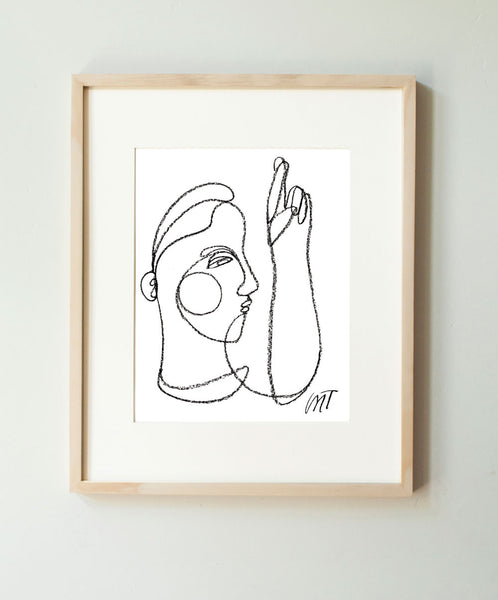 "Here's Hoping" Art Print