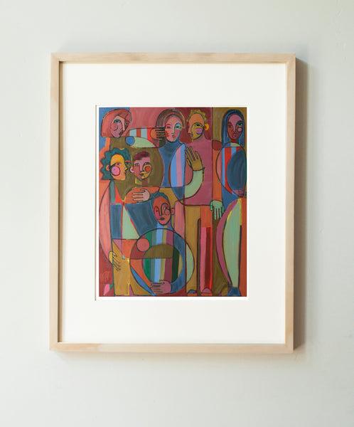 "Inside We Are Ageless" Art Print