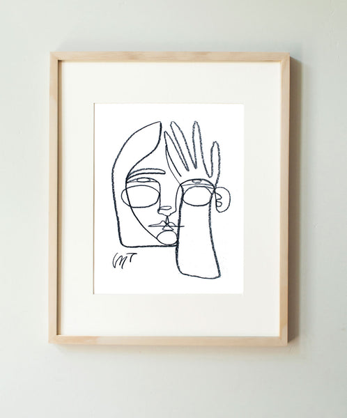 "Keep My Issues Drawn" Art Print