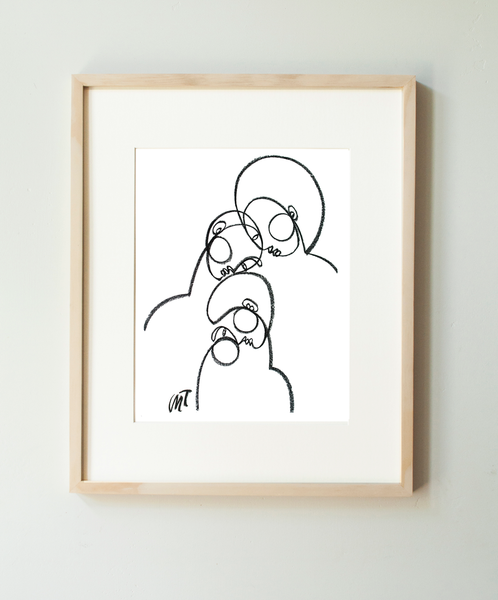 "Circle of Care" Art Print