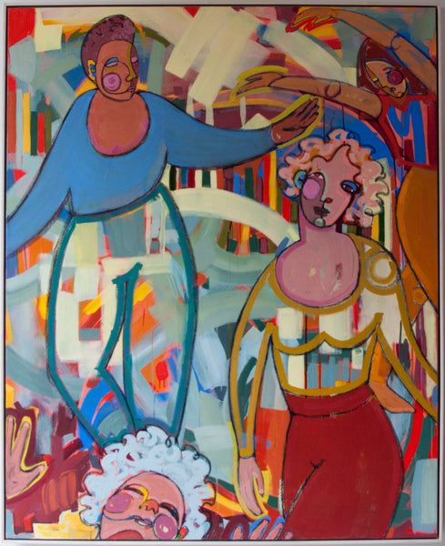 "The Movement Movement" Oil Painting