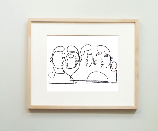 "Nobody Is Watching As Much As You Think" Art Print