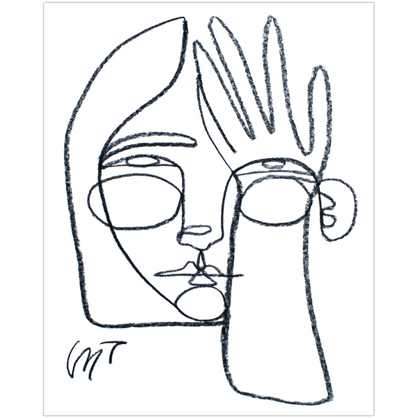 "Keep My Issues Drawn" Art Print