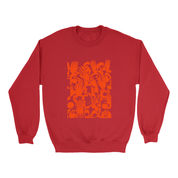 Vibing Sweatshirt Red