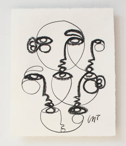 "Eyes and Ears" Line Drawing